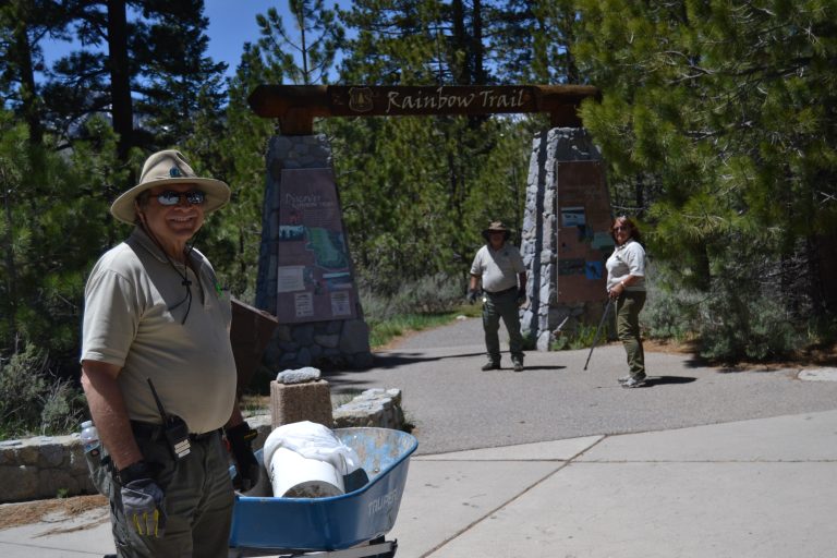 Trailwork at Taylor Creek